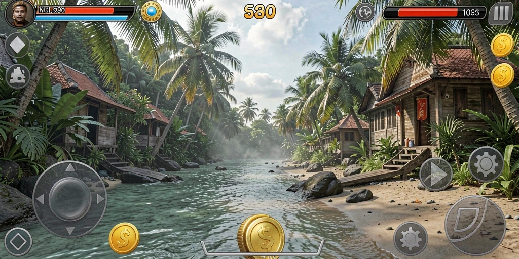 Momen seru dalam mode multiplayer yang penuh kompetisi.