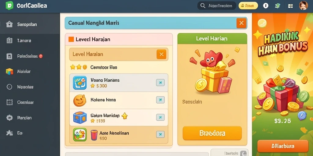 Tantangan seru yang harus dihadapi pemain.