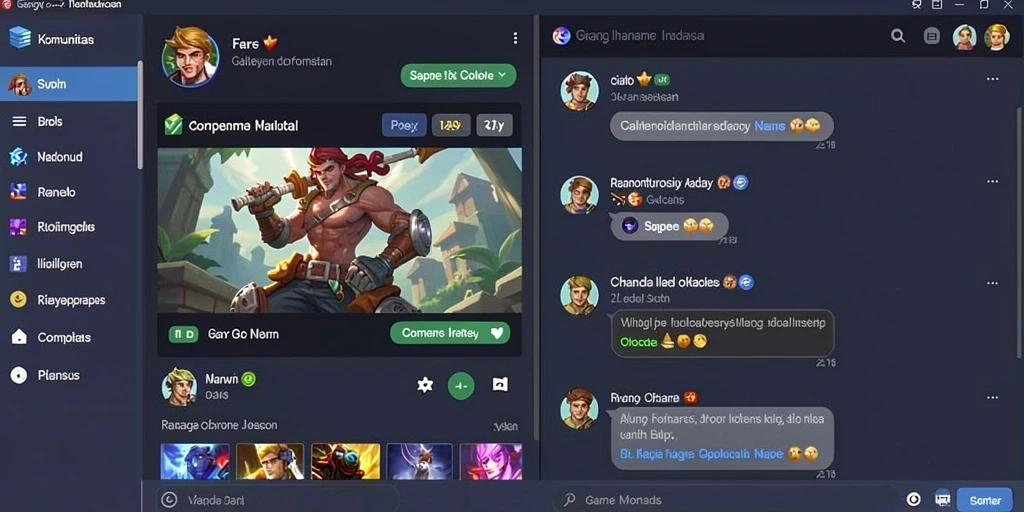 Screenshot menggambarkan antarmuka pengguna yang intuitif.