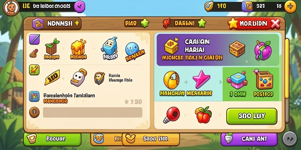 Karakter yang dapat dikumpulkan dengan kemampuan unik.